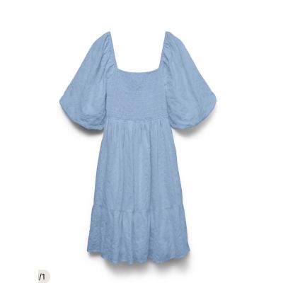 AW Julie 2/4 short dress blue