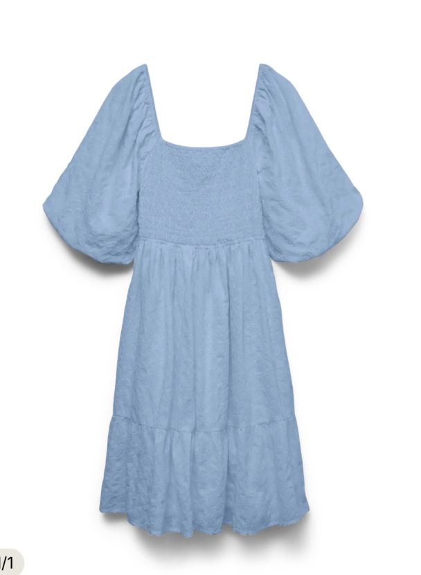 AW Julie 2/4 short dress blue