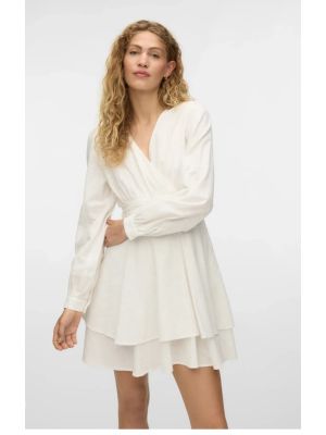 Polly ls short dress white