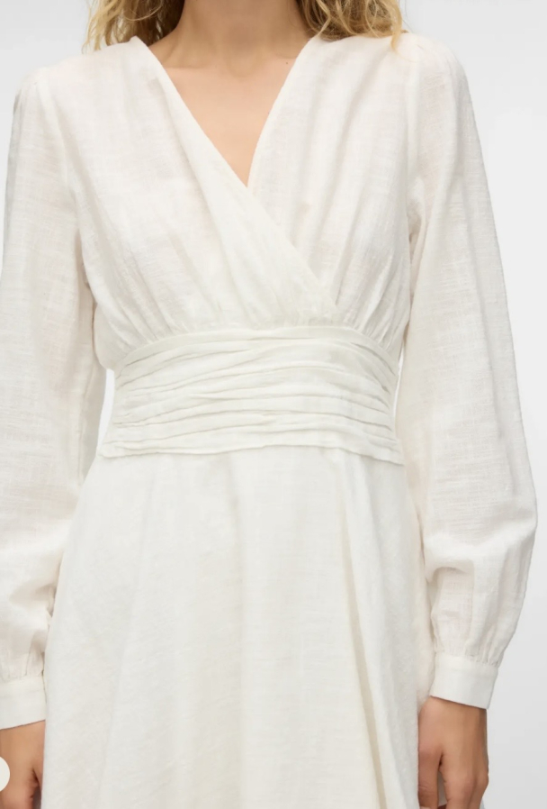 Polly ls short dress white - Image 3