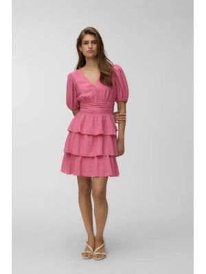 LISE 2/4 V-NECK SHORT DRESS