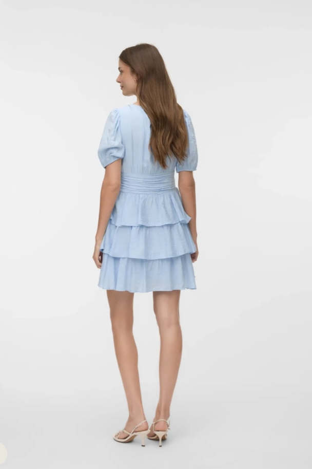 LISE 2/4 V-NECK SHORT DRESS - Image 2