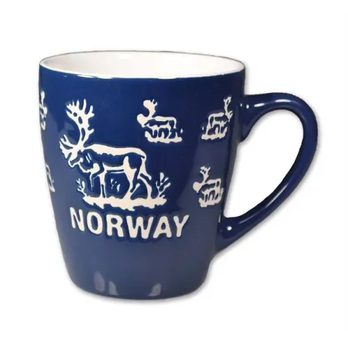 Krus Keramikk, Reinsdyr, Blå
