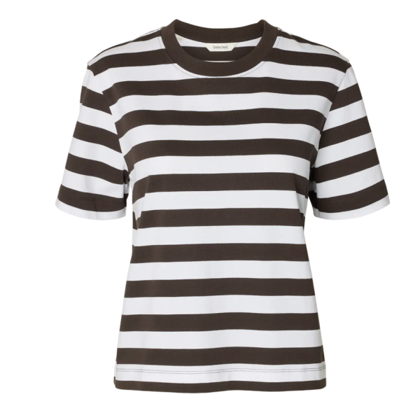 Essential - Striped Boxy  Tee -  Delicioso
