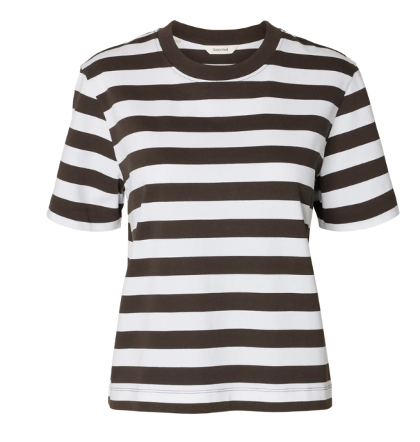 Essential - Striped Boxy  Tee -  Delicioso - Image 1