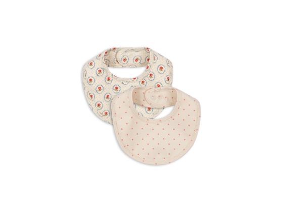Basic Bibs 2pk, Pirouette Dot - Konges Sl&oslash;jd