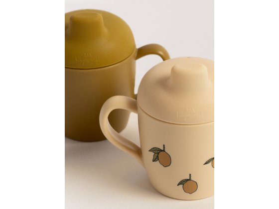 Sippy Cup 2pk, Lemon - Konges Sl&oslash;jd