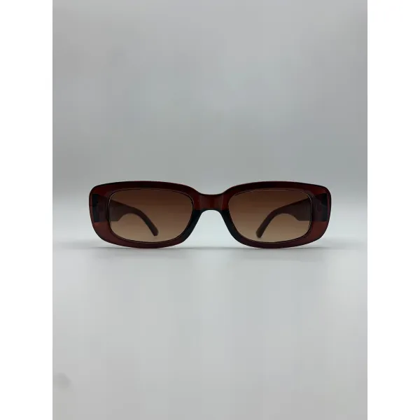 Aleah - Clear Dark Brown