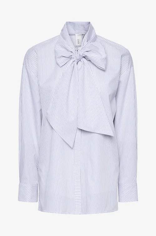 Loma Stripe Shirt - Star White/Black