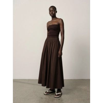 Ofelia Skirt Coffee Brown