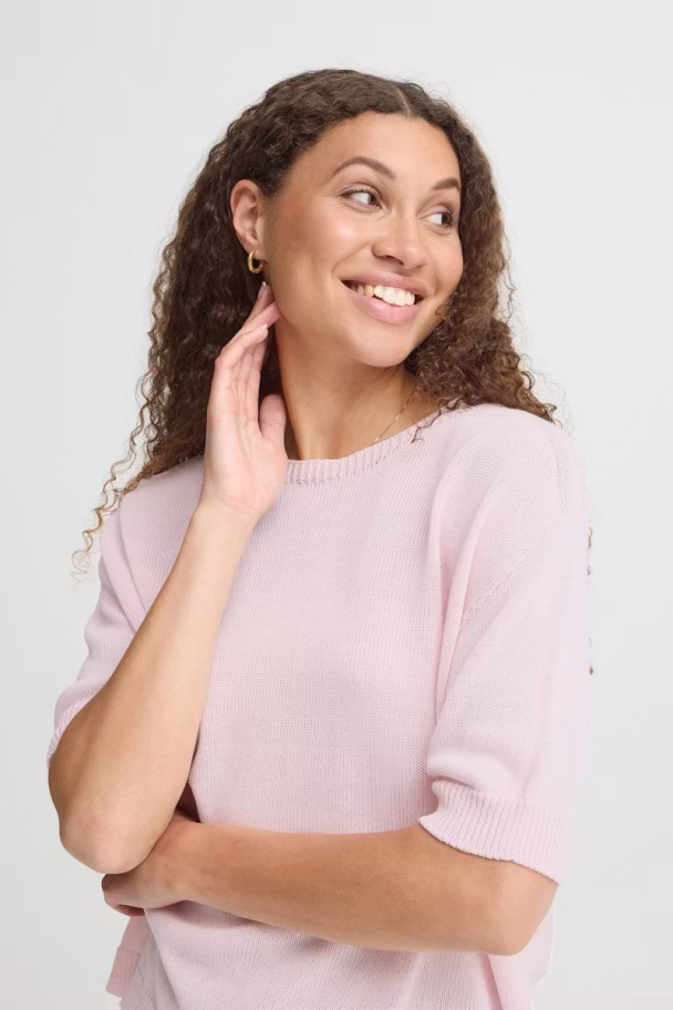 SBXtikka strikket pullover, rosa - Image 7
