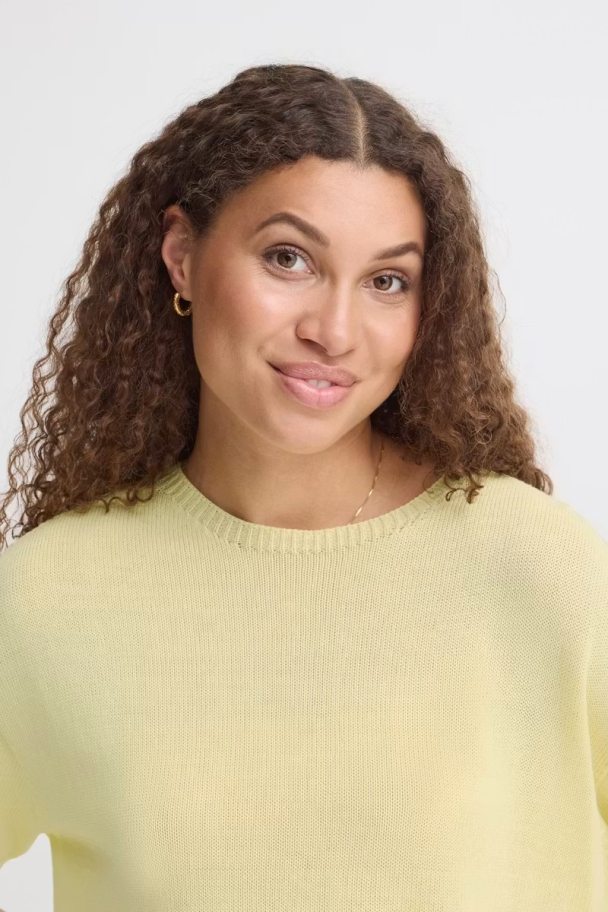 SBXtikka strikket pullover, gul - Image 3