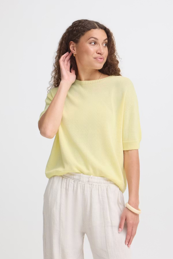 SBXtikka strikket pullover, gul - Image 1