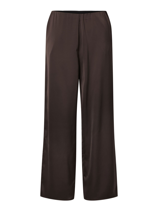 Pella Wide Pants - Chocolate Brown - Image 1