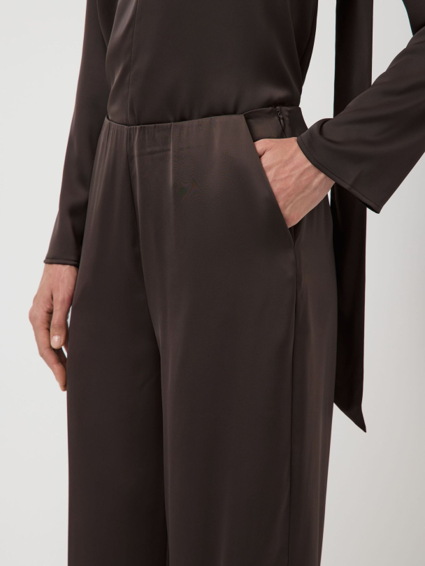 Pella Wide Pants - Chocolate Brown - Image 4