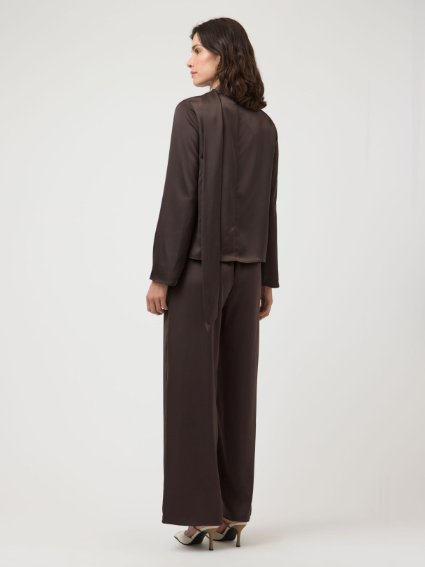 Pella Wide Pants - Chocolate Brown - Image 5