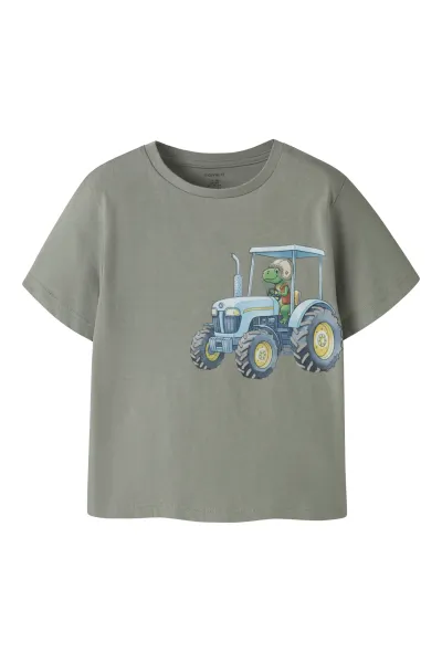 NMMkalle T-skjorte Traktor Dinosaur