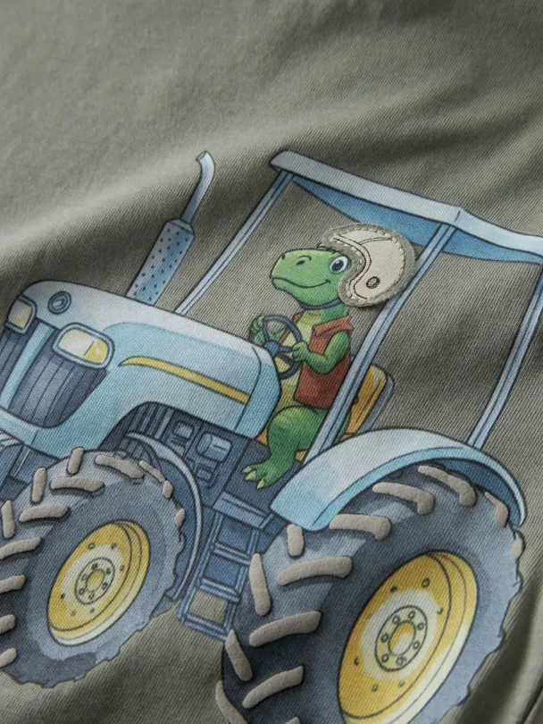 NMMkalle T-skjorte Traktor Dinosaur - Image 3
