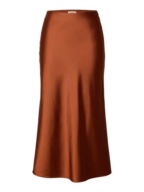 Lena Midi Skirt Cherry