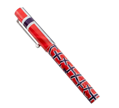 Kulepenn med Norsk flagg