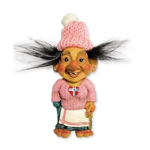 Magnet Lue - Gerd lys rosa genser