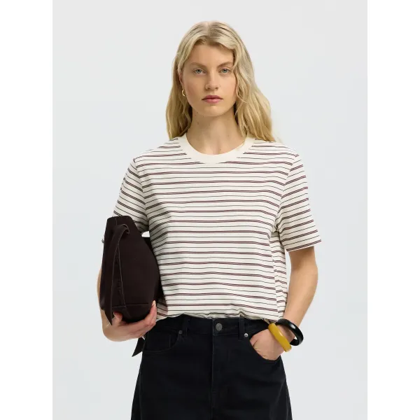 Essential Boxy Tee Striped Multi