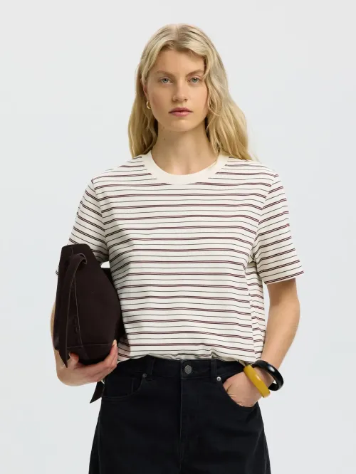 Essential Boxy Tee Striped Multi
