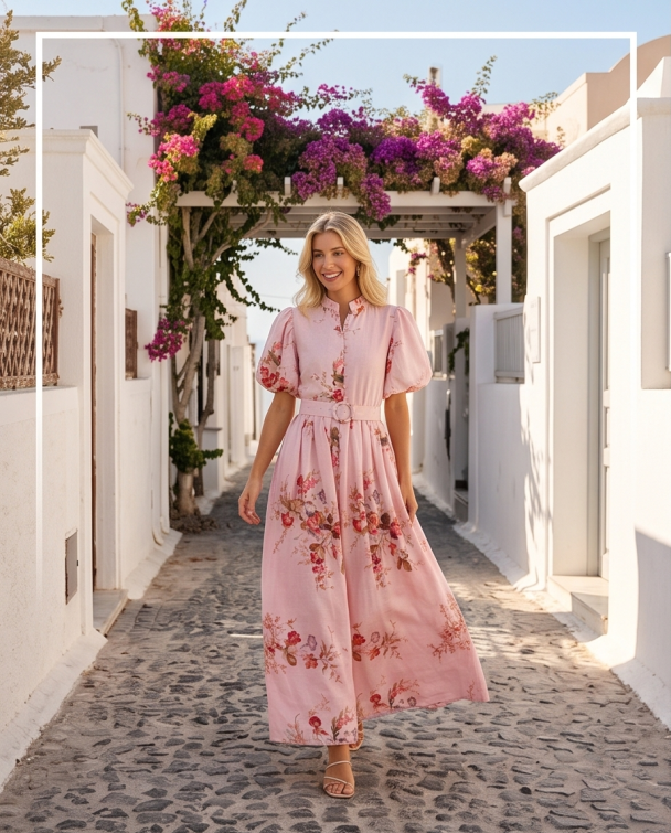 RENEE Dress Rose - Image 1