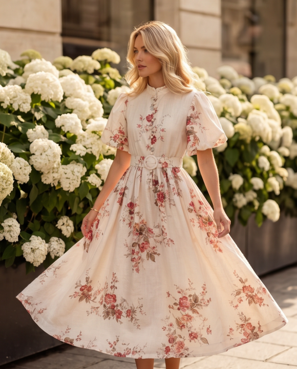 RENEE Dress Rose - Image 1