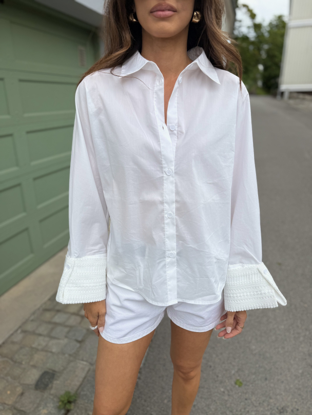 Atari Lace Shirt - White  - Image 1