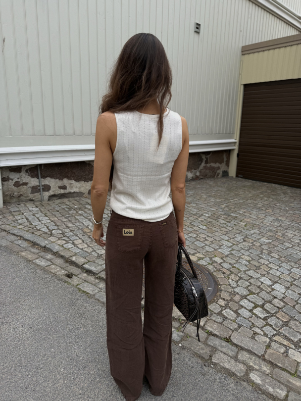 Helle Point Knit Top - Egret - Image 5