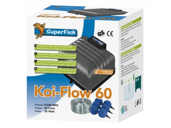 Koi Flow 60, Luftpumpe sett.
