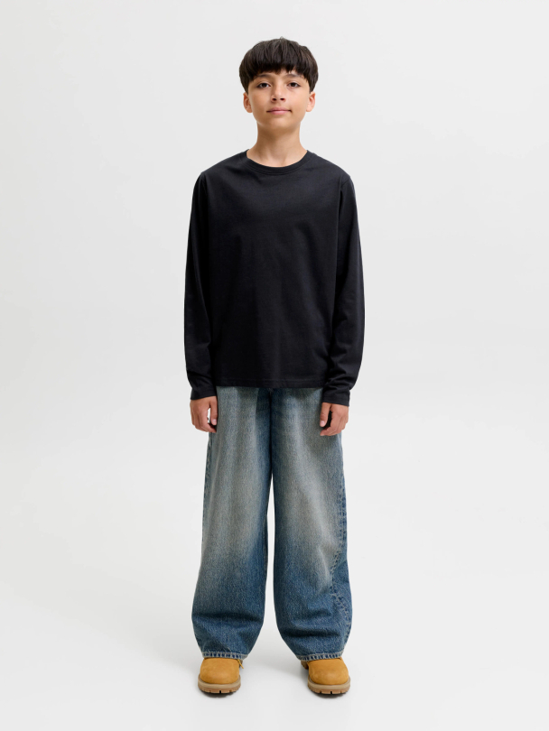 JJEORGANIC RLX TEE LS O-NECK NOOS JNR - Image 3