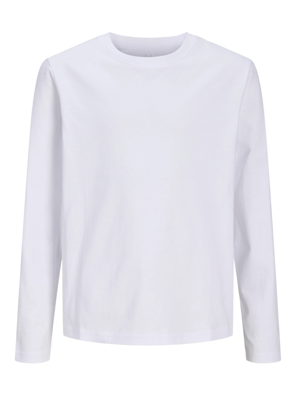 JJEORGANIC RLX TEE LS O-NECK NOOS JNR - Image 1
