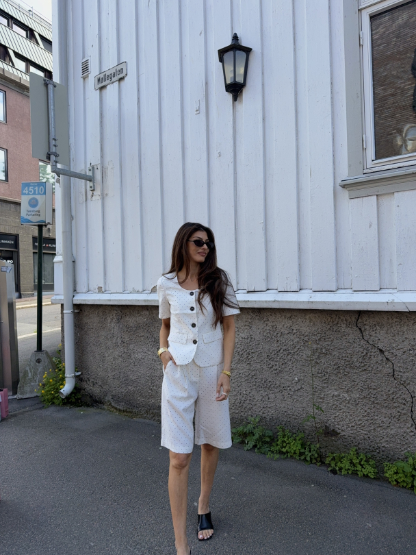 Dotly Blazer - Star White/Black  - Image 3