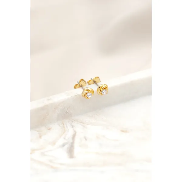Crystal Knot Earrings