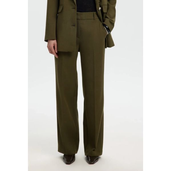 Rita Wide Pant - Fir Green