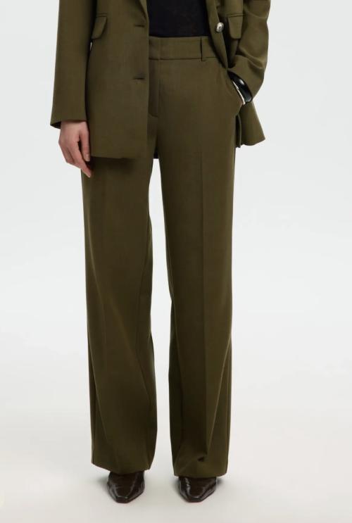 Rita Wide Pant - Fir Green