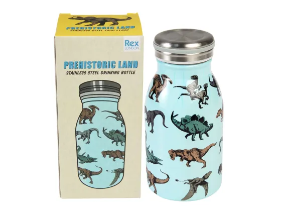 Drikkeflaske i st&aring;l - Prehistoric Land