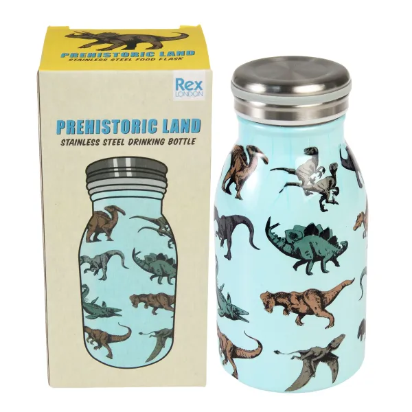 Drikkeflaske i st&aring;l - Prehistoric Land