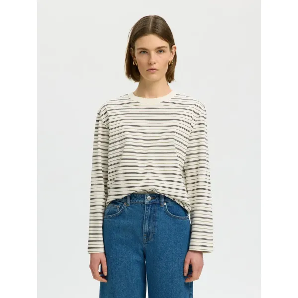 Essential Boxy LS Striped