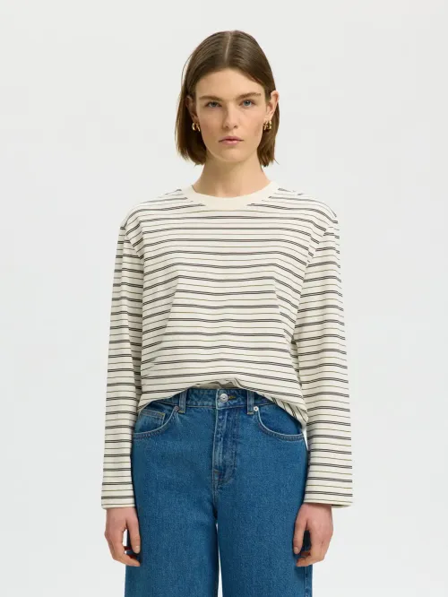 Essential Boxy LS Striped
