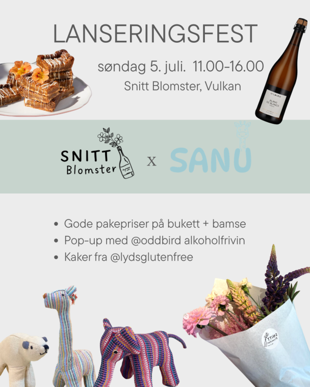 Lanseringsfest med Sanu