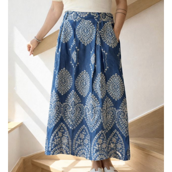 Lumine Skirt - Denim Blue 