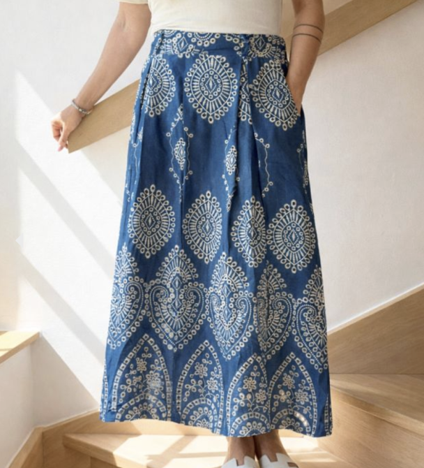 Lumine Skirt - Denim Blue 
