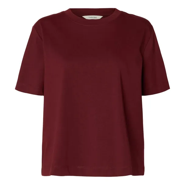 Essential - Boxy Tee - Tawny Port 