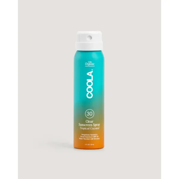 Clear Sunscreen Spray SPF 30 - Tropical Coconut