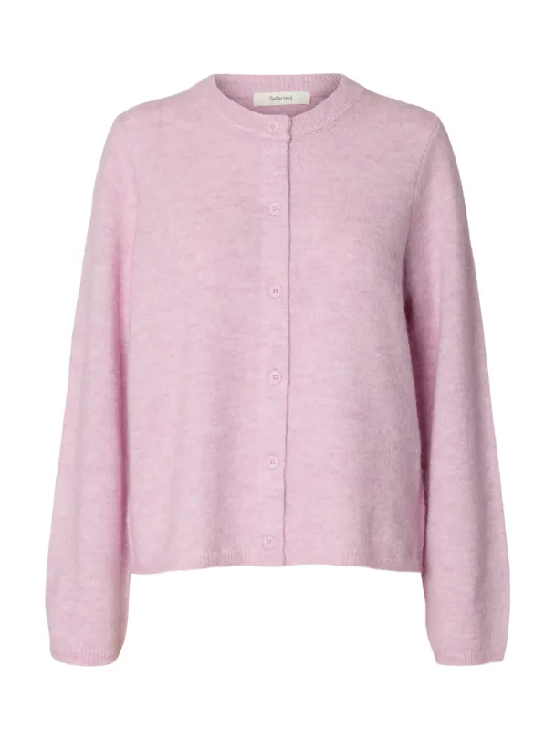 Lulu New Knit Cardigan - Winsome Orchid/Melange  - Image 1