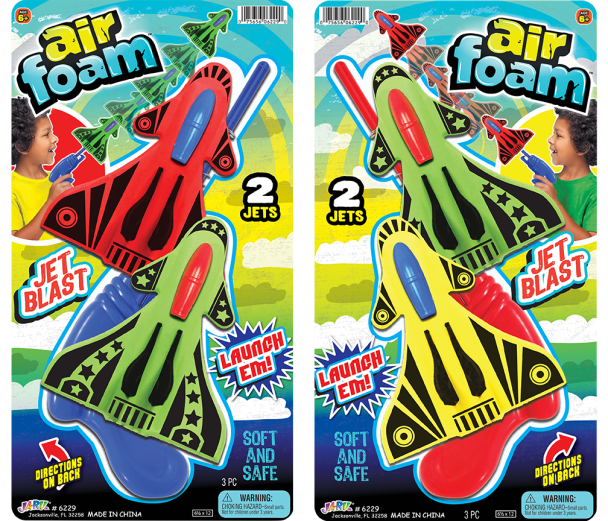 Air foam jet blast