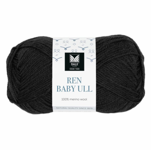 Ren Baby Ull - 103 - Svart - Image 1